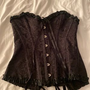Black sexy corset
